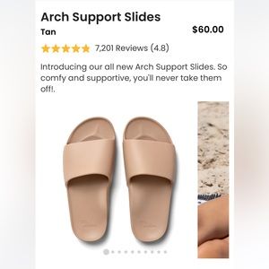 Archie’s Tan Slide Sandals